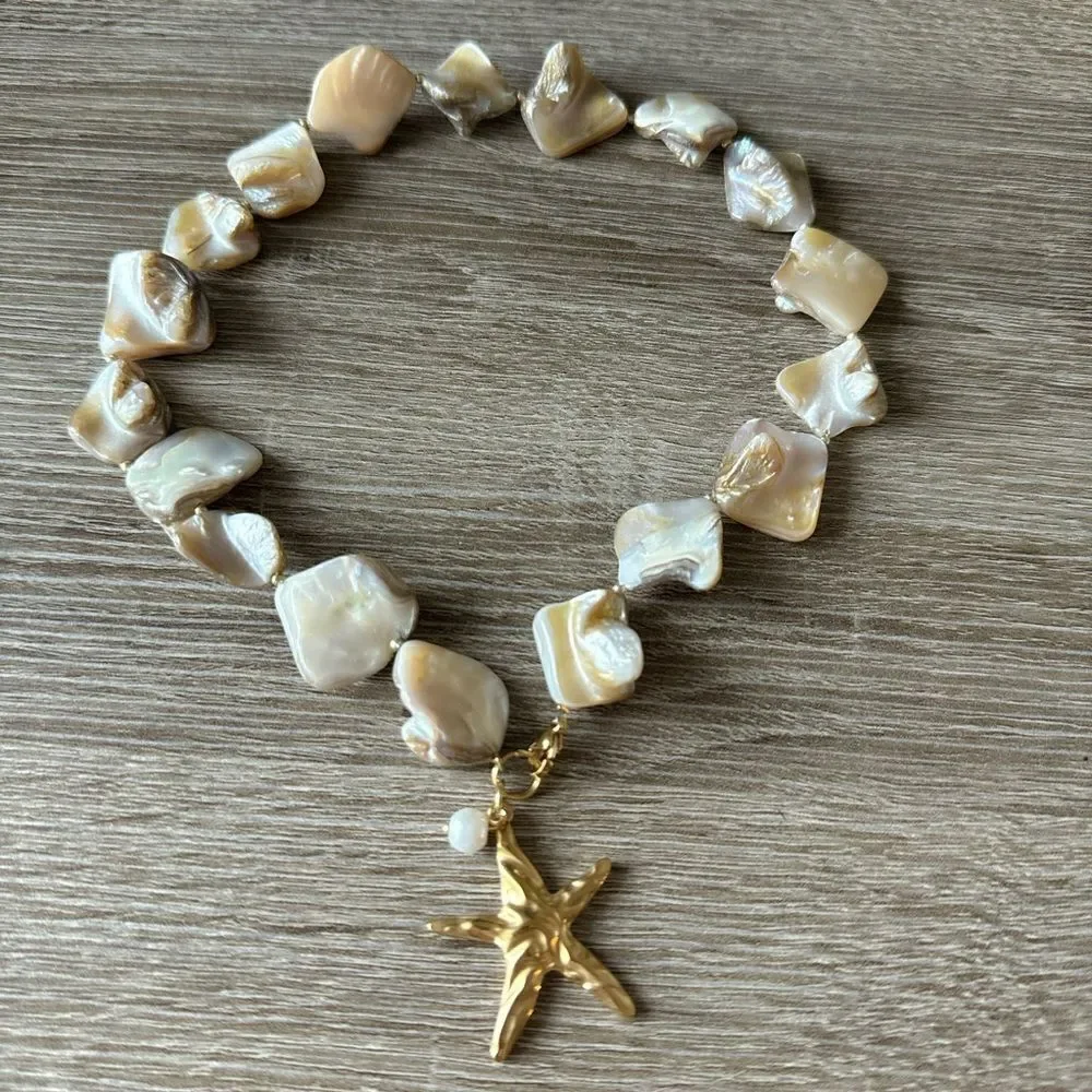 Starfish necklace N722